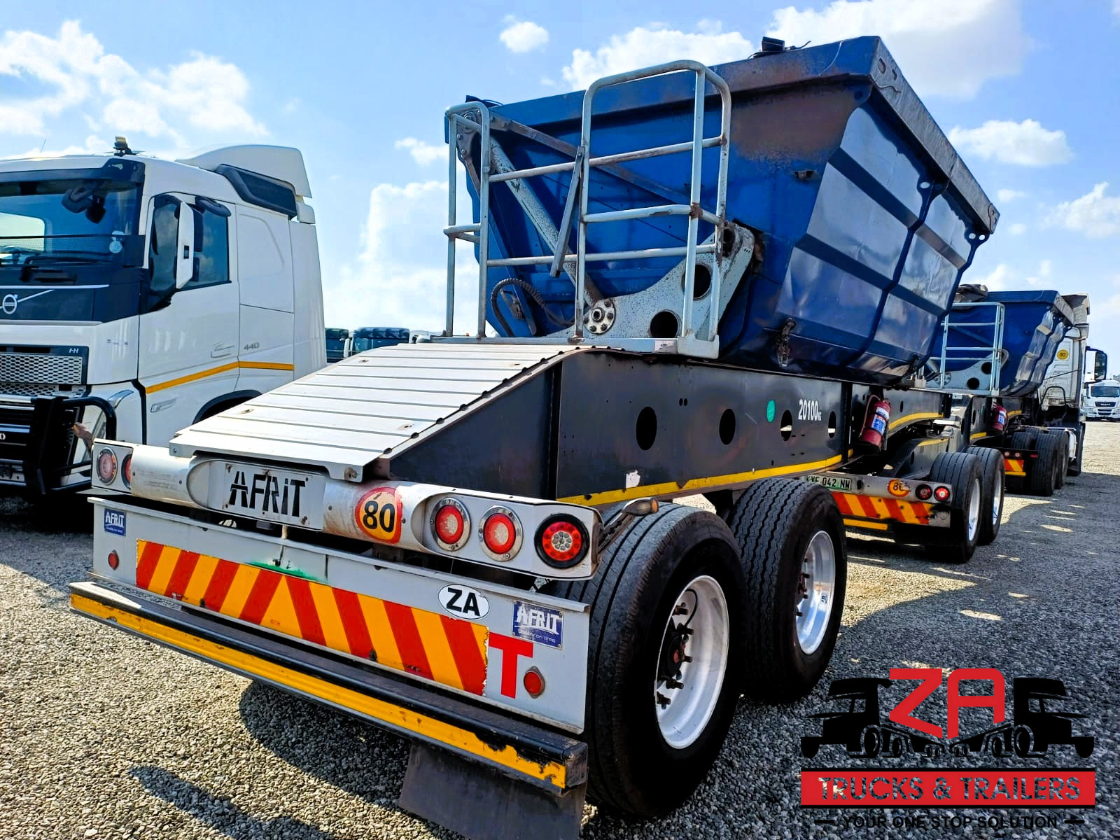 2021 AFRIT 18 CUBE SIDE TIPPER TRAILER #53294